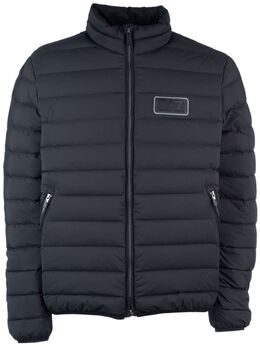 Ea7 Emporio Armani: Чёрная куртка 