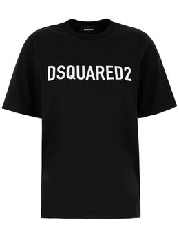 DSQUARED2: Чёрная футболка 