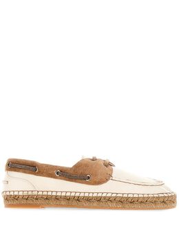 Brunello Cucinelli: Белые лоферы 