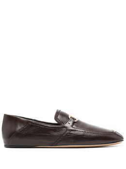 Ferragamo: Тёмные лоферы  Vara