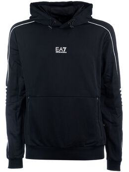 Ea7 Emporio Armani: Чёрная толстовка 