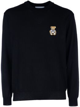 Moschino: Чёрный свитер  Teddy Bear