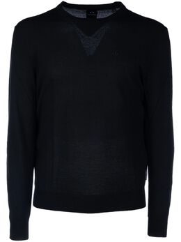 Armani Exchange: Чёрный свитер 