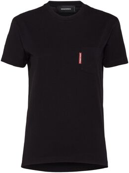 DSQUARED2: Чёрная футболка 