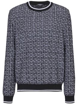 Balmain: Жаккардовый свитер 