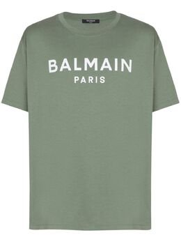 Balmain: Футболка с принтом 