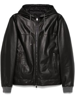 Corneliani: Кожаная куртка 