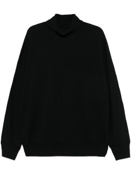Homme Plissé Issey Miyake: Чёрный свитер 