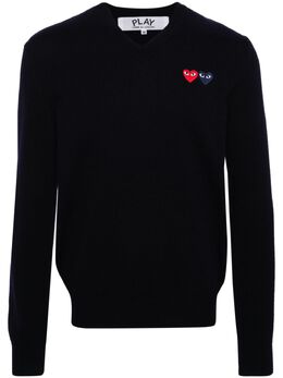 Comme Des Garçons Play: Свитер  Heart из шерсти