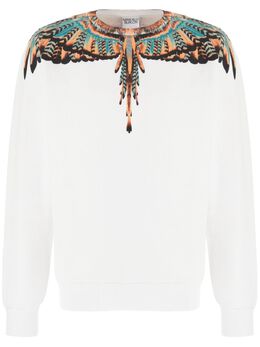 Marcelo Burlon County of Milan: Белый свитер 