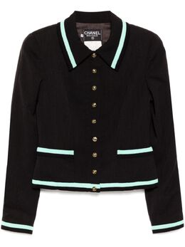 CHANEL Pre-Owned: Однобортная куртка 