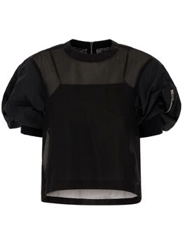 sacai: Хлопковая блуза 