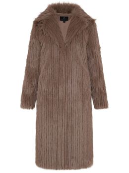 Unreal Fur: Коричневое пальто 