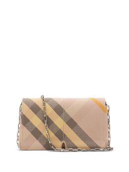 Burberry: Светлый клатч 