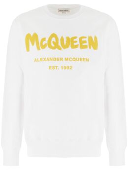 Alexander McQueen: Свитшот с принтом 