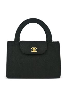CHANEL Pre-Owned: Чёрная сумка 