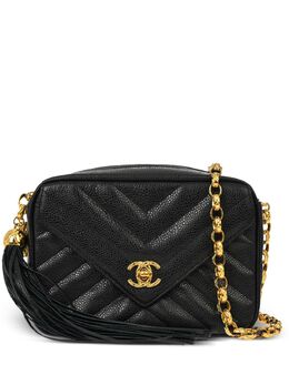 CHANEL Pre-Owned: Чёрная сумка 