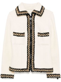 CHANEL Pre-Owned: Бежевая куртка 