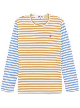 Comme Des Garçons Play: Футболка в полоску 