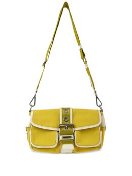 Prada Pre-Owned: Жёлтая сумка 