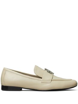 Tory Burch: Светлые лоферы  Eleanor