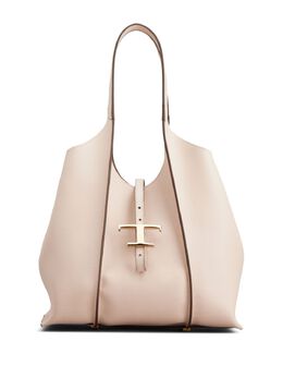 Tod's: Розовая сумка-шоппер  T Timeless