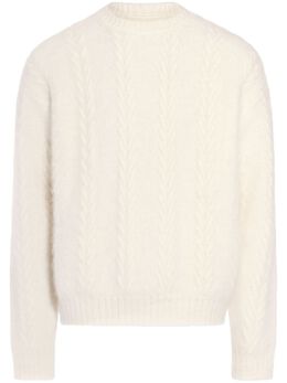 Jacquemus: Белый свитер 