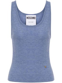 Moschino: Голубой топ 