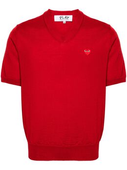 Comme Des Garçons Play: Свитер  Heart из шерсти
