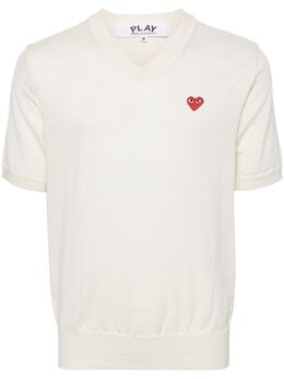 Comme Des Garçons Play: Свитер  Heart из шерсти