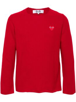 Comme Des Garçons Play: Свитер  Heart из шерсти