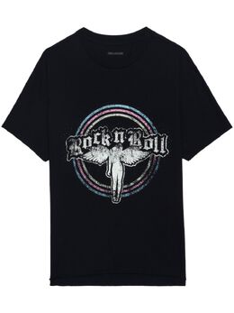 Zadig&Voltaire: Чёрная футболка 