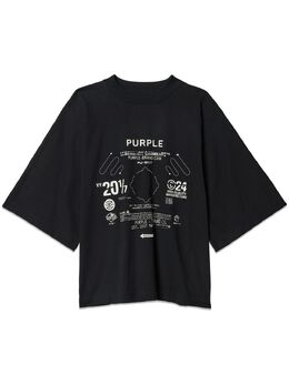 Purple Brand: Чёрная футболка 