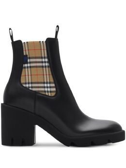 Burberry: Чёрные ботинки 
