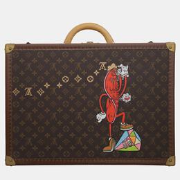 Louis Vuitton: Коричневый чемодан 
