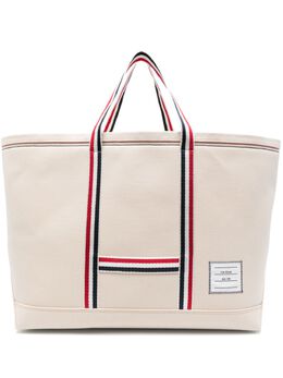 Thom Browne: Белая сумка-шоппер  Tool