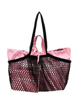 Balenciaga: Розовая сумка-шоппер 