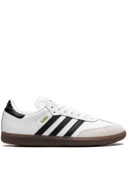 adidas: Белые кроссовки  Samba