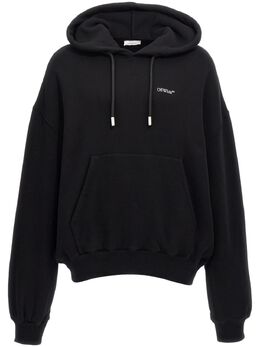 Off-White: Чёрная толстовка 