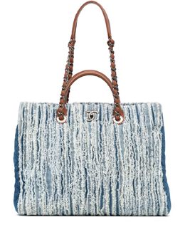 CHANEL Pre-Owned: Коричневая сумка-шоппер 