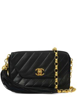 CHANEL Pre-Owned: Чёрная сумка 