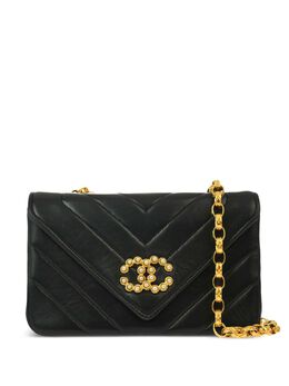 CHANEL Pre-Owned: Чёрная сумка 