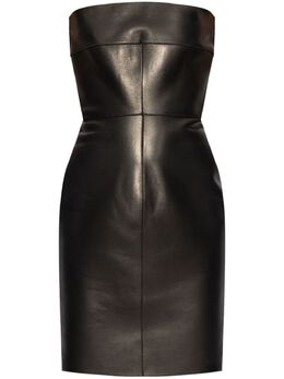DSQUARED2: Кожаное платье 