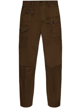 DSQUARED2: Коричневые брюки 