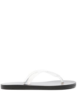 Ancient Greek Sandals: Коричневые шлёпанцы  Saionara