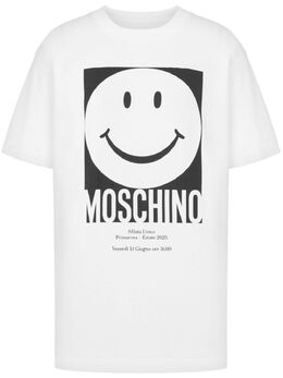 Moschino: Футболка с принтом 