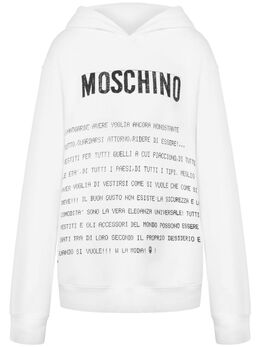 Moschino: Толстовка с принтом 