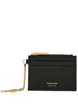 Ferragamo: Чёрный картхолдер 