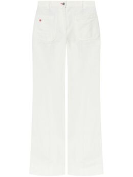 Victoria Beckham: Белые джинсы 