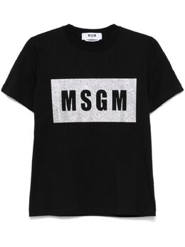 MSGM: Футболка с принтом 